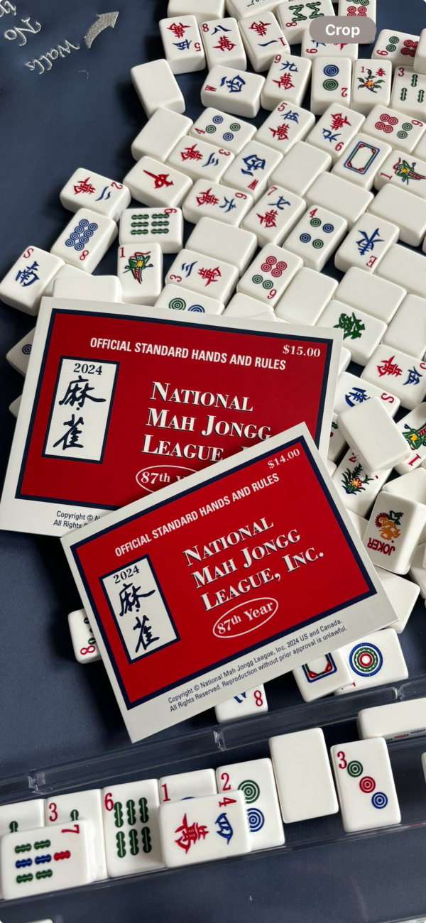 2024 Official National Mah Jongg League Card- Now in stock