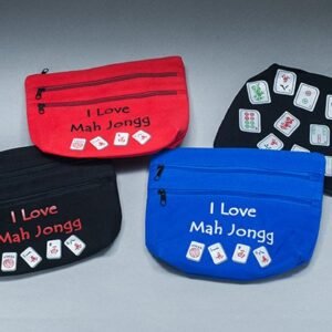 Zippered Mah Jongg Change Purse (3 zippers)