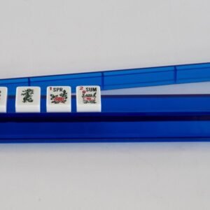 Dark Blue Mahjong Racks With Attached Helping Hands