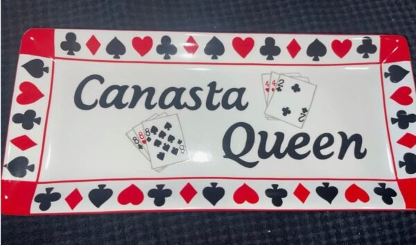 Canasta Queen Serving Dish
