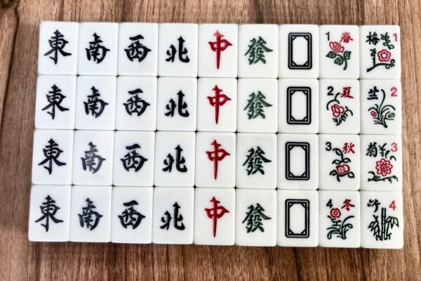 Chinese Mahjong  set- Large tiles:  38*28*19.5mm - Image 2