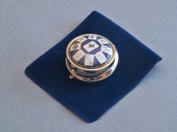 Cloisonne Mah Jongg Pill Box - Image 2