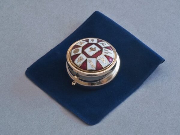 Cloisonne Mah Jongg Pill Box