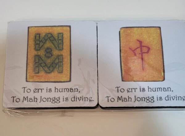 Rubber Mah Jongg Coasters