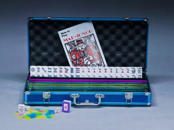 Mah Jong Hard Carrying Case -Aluminum Diamond Cut - Image 4