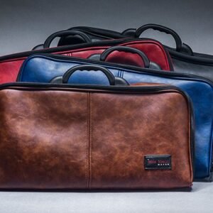 Lightweight Soft-Sided Mahjong Carrying Case (Faux Leather)