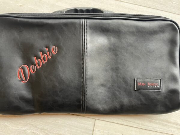 Lightweight Soft-Sided Mahjong Carrying Case (Faux Suede) - Image 2