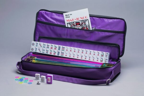 Lightweight Soft-Sided Microfiber Mahjong carrying case - Image 2