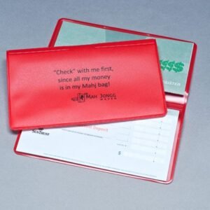 Mah Jongg Checkbook Cover
