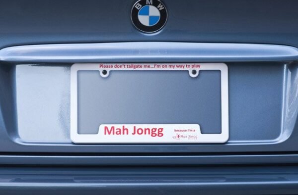 Mah Jongg License Place Cover - Image 2