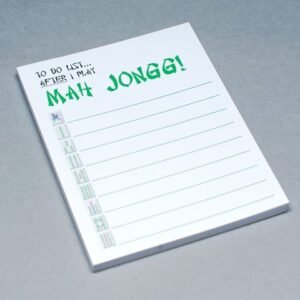 Mah Jongg Memo Pad (5 for $25)