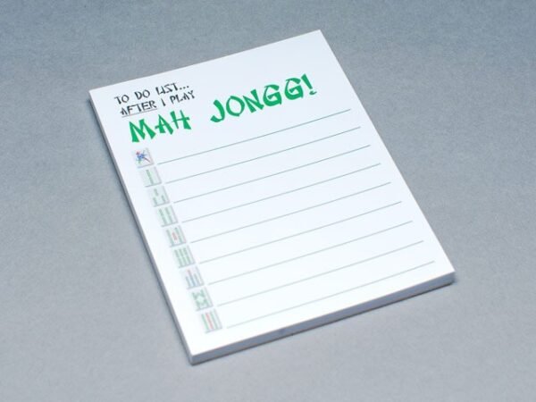 Mah Jongg Memo Pad (5 for $25)