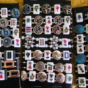 Custom Made Unique Mah Jongg Bracelets Jewelry