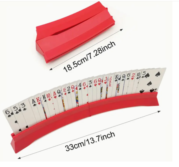 Foldable  Card holders (2 for $25) , available in 5 colors- great for Canasta and MahJongg playing cards - Image 3