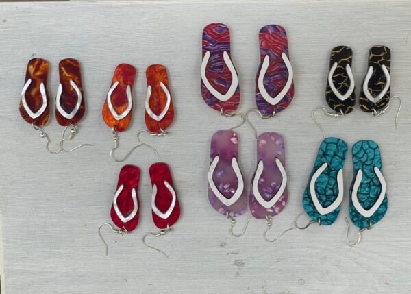 Flip Flop Mah Jongg Earrings - Image 2