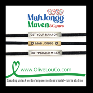 Mah Jongg Hair Ties/Bracelets