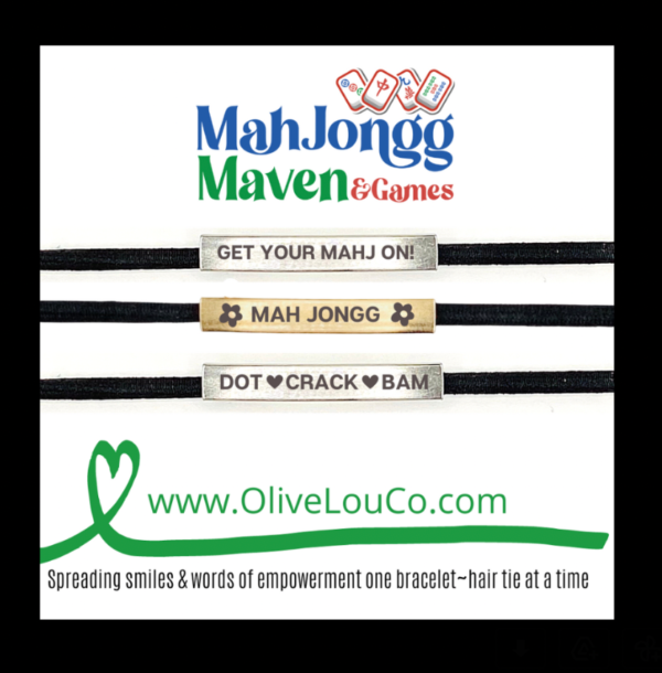Mah Jongg Hair Ties/Bracelets