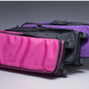 Wheeled Mircro Fiber Mahjong Bag (does not stand up, but, has wheels)