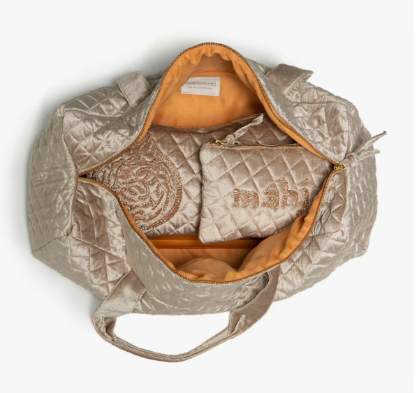 Luxury Quilted Mahjongg  Bag with matching Tile Bag and Change purse - Image 2