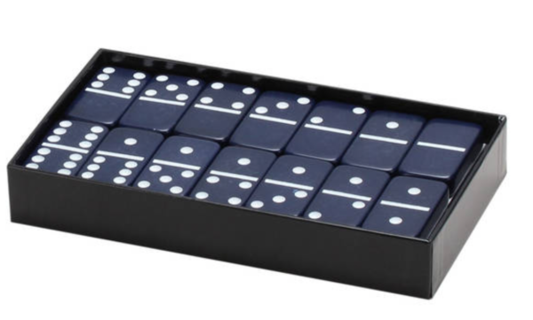 Double 6 Jumbo Navy Blue Domino's