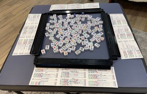34" x 34" Mahjongg Game Mat - 5 great colors available & Customization available too! - Image 4