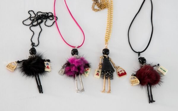 Fashion Mah Jongg Lady Necklace Jewelry - Image 6