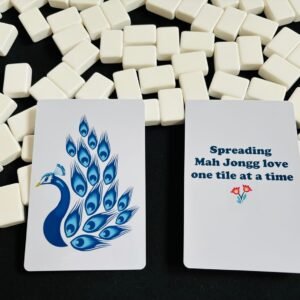 Mah Jongg Tile Mixers | Tile Shufflers- Blue Peacock or Purple Dragon