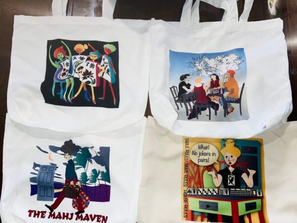 Mah Jongg Ladies Tote Bags - Image 2