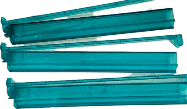 Turquoise MahJongg Racks with Attached Helping Hands/Pushers