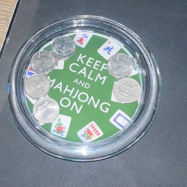 MahJongg Wall Game Glass Change holder - Image 2