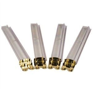 Crystal Clear Mahjong Racks with Chip holders  (Set of 4)
