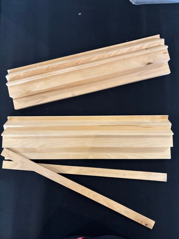 Siamese MahJongg - Wooden Racks with 2 Pushers (2 racks)