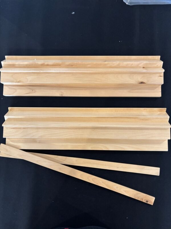 Siamese MahJongg - Wooden Racks with 2 Pushers (2 racks) - Image 2