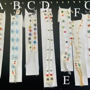 Custom made Unique Mah Jongg Eyeglasses or Mask holder Jewelry