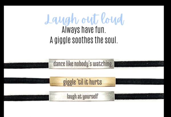 Hair Tie/Bracelet -Inspirational sayings - Image 6