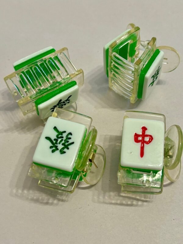 Mah Jongg Hair Claw Clips 3 for $20 (medium size)