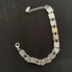 Sterling Silver MahJong Bracelet