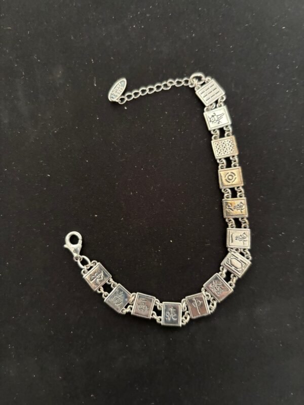 Sterling Silver MahJong Bracelet